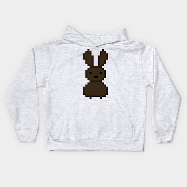 Brown bunny Kids Hoodie by arc1